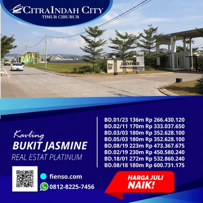 Sale Kavling Jasmine Juni 2019