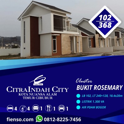 cluster Bukit Rosemary, perumahan CitraIndah City