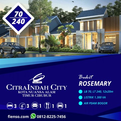 cluster Bukit Rosemary, perumahan CitraIndah City